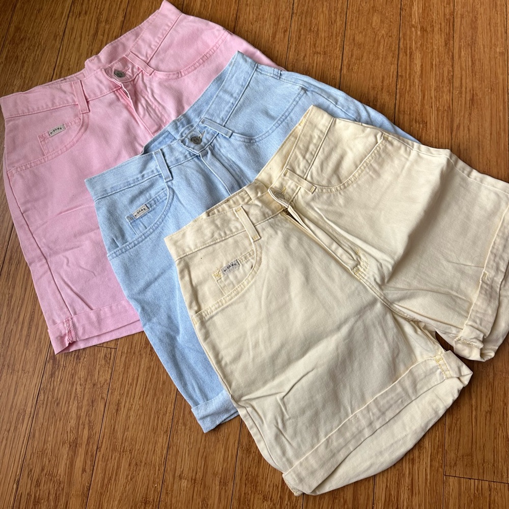 NWOT Three Vintage Lee Shorts Size 8